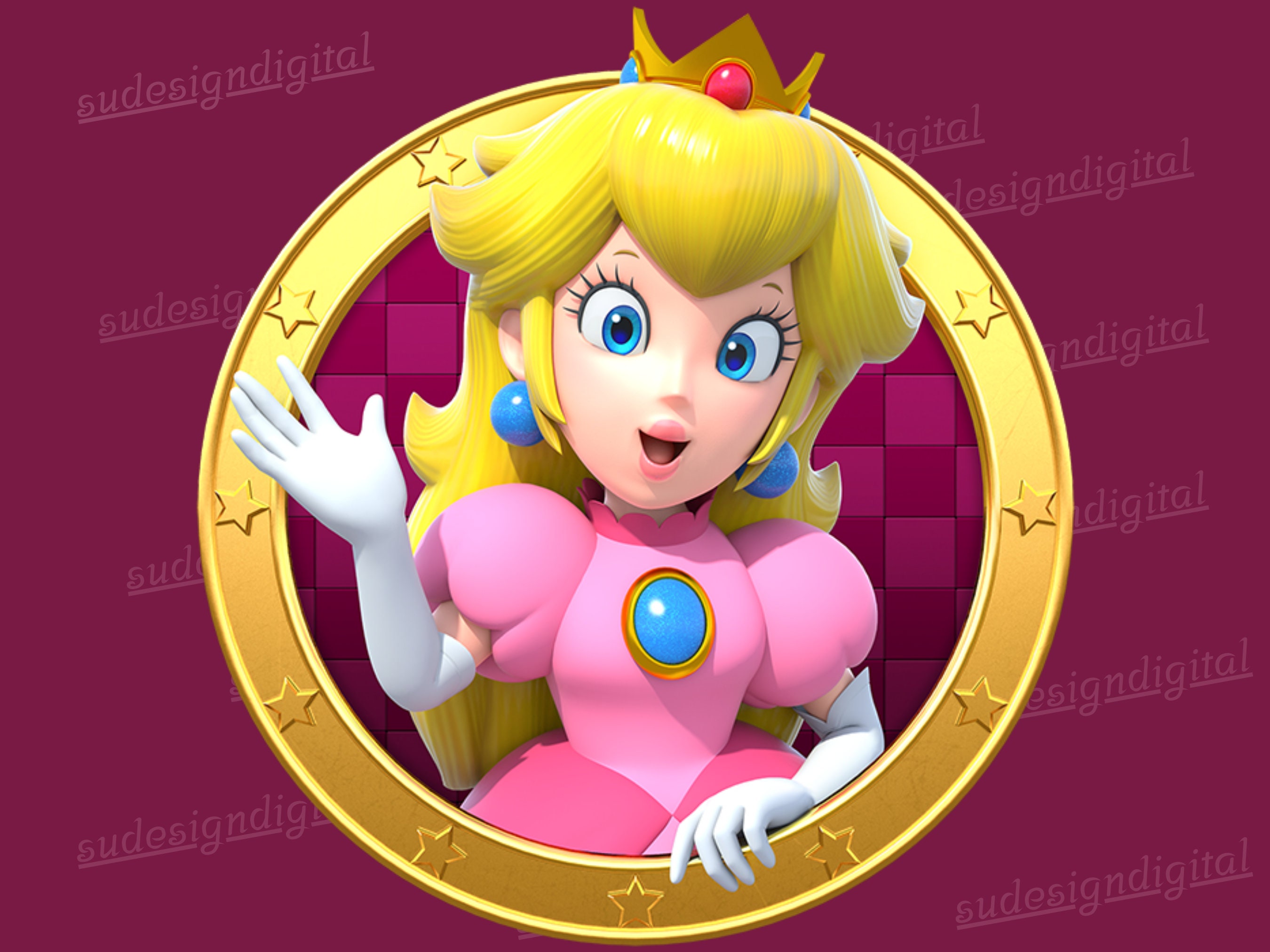 mario bros princesa peach png