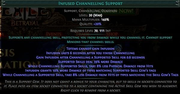 infused channeling poe