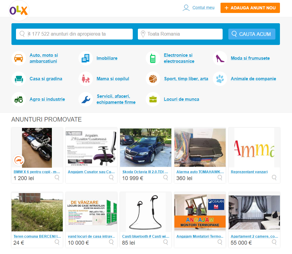 adauga anunt olx