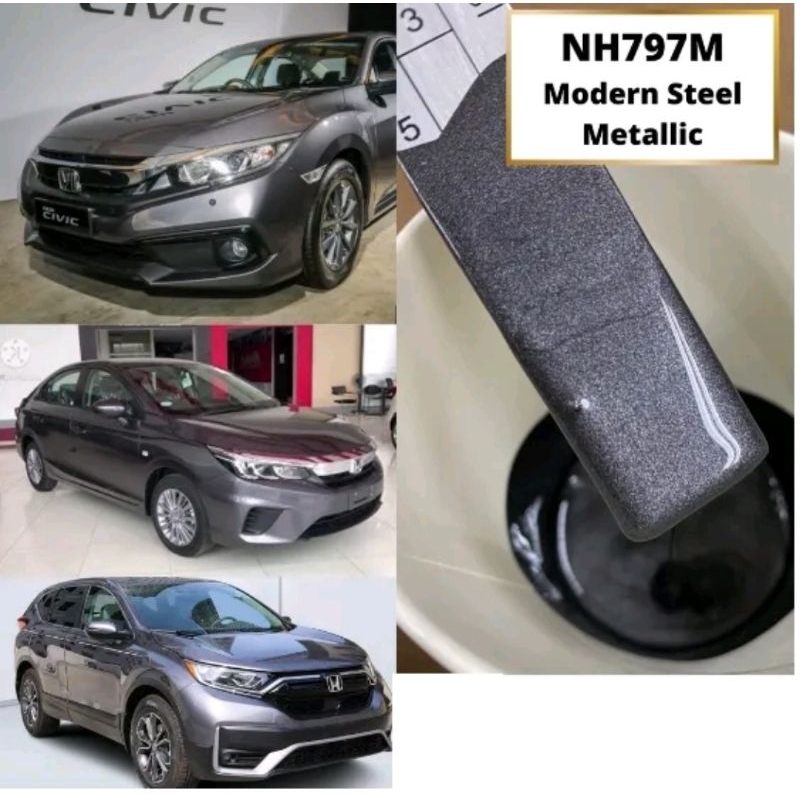 honda modern steel metallic color code