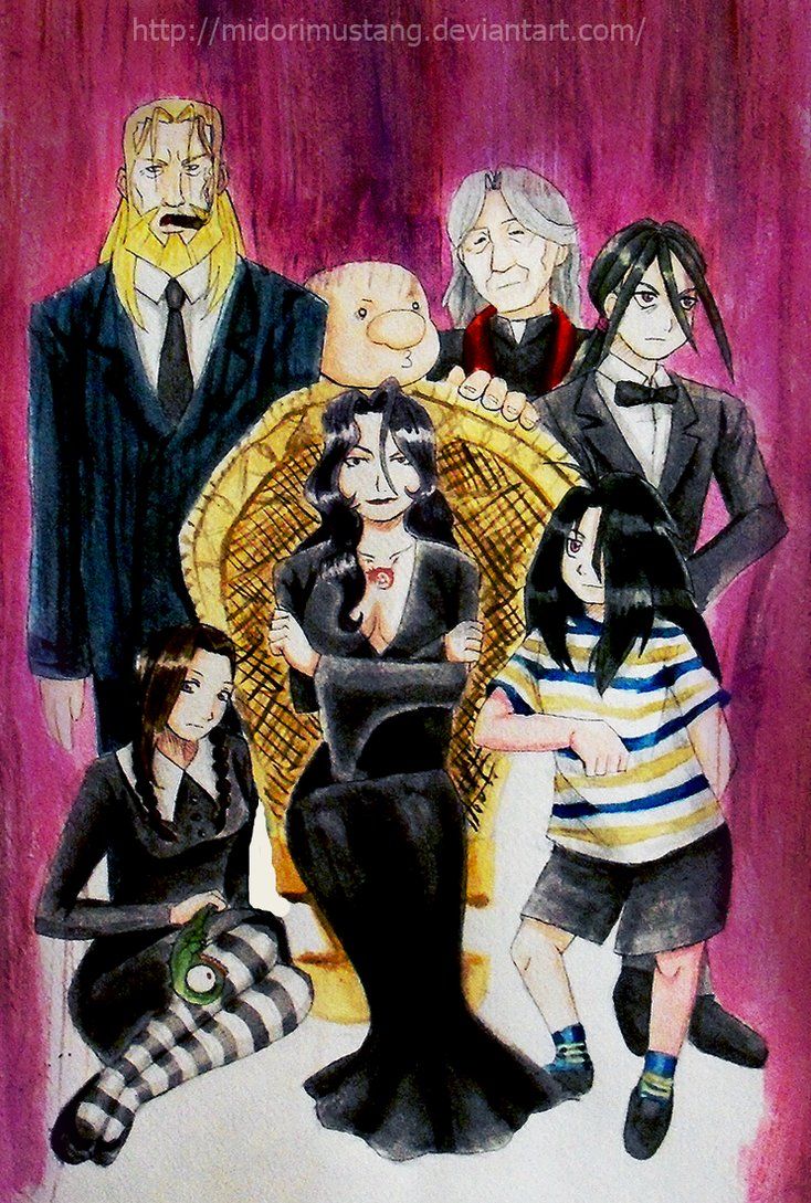 addams family anime