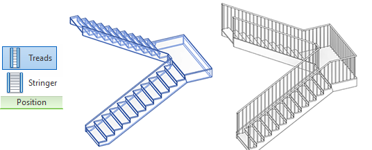 adding railing to stairs revit