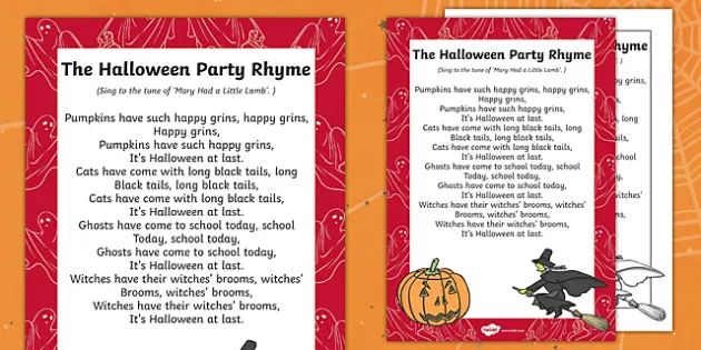 halloween rhymes