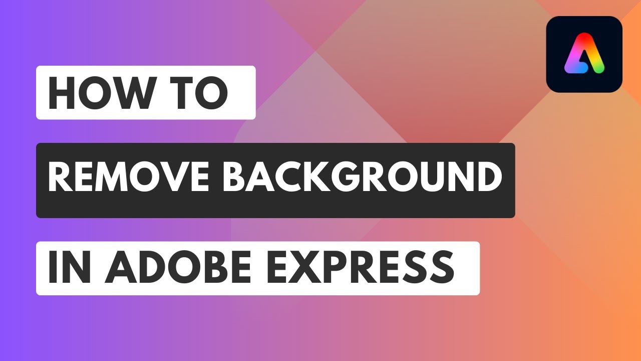 adobe express remove background