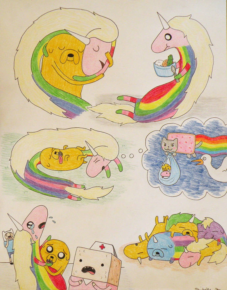 adventure time rainicorn pregnant