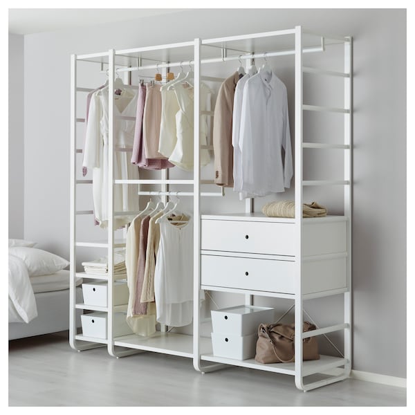 ikea open wardrobe