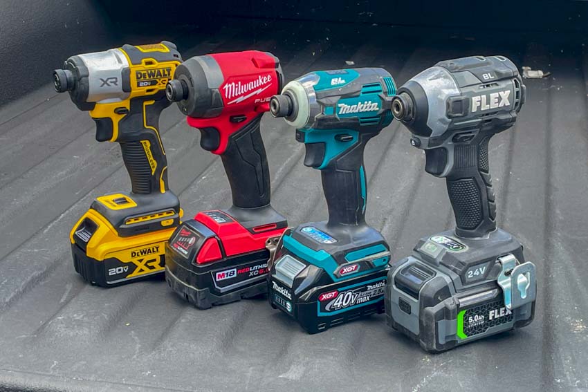 dewalt vs makita vs milwaukee