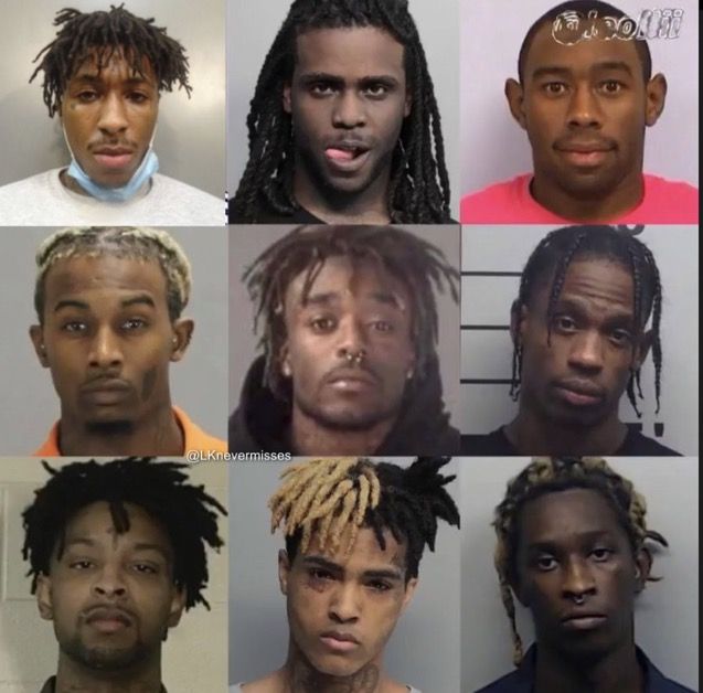 iconic rapper mugshots