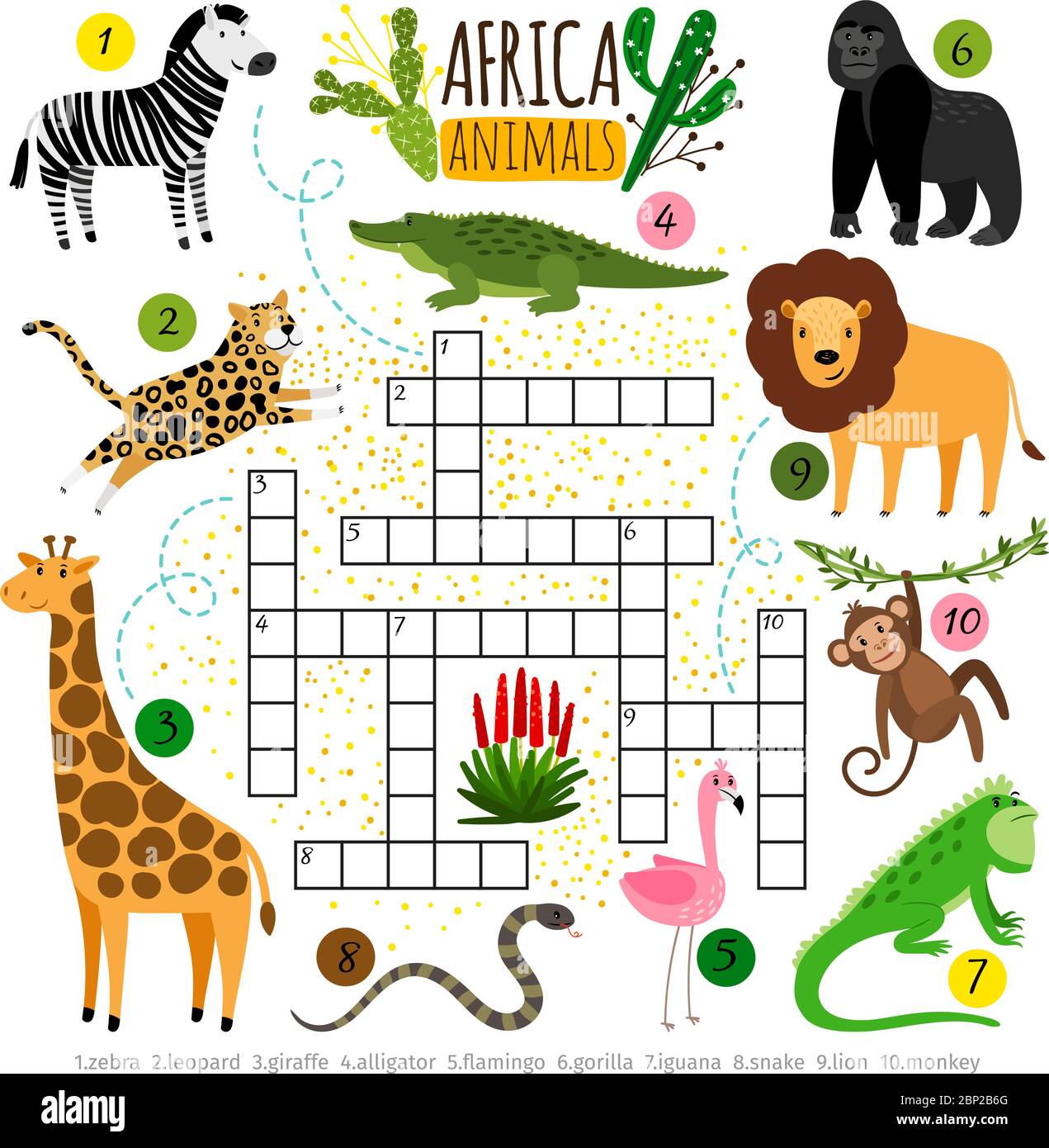 african animal crossword clue