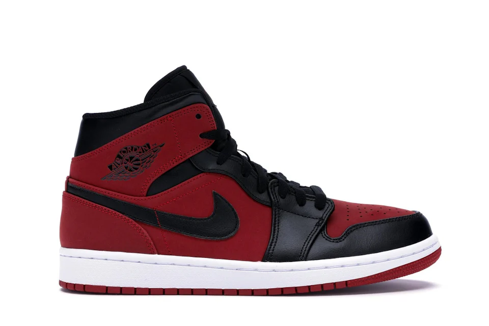 air jordan 1s red and black