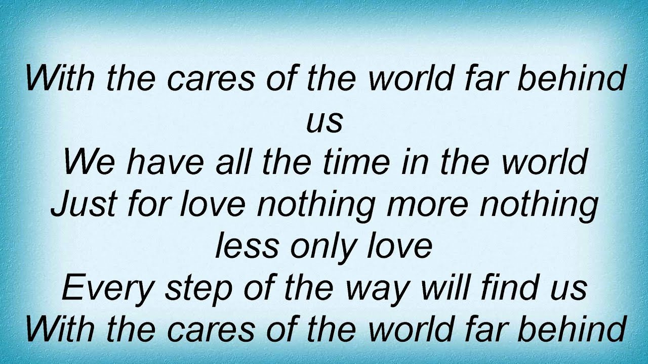 all the time in the world lyrics