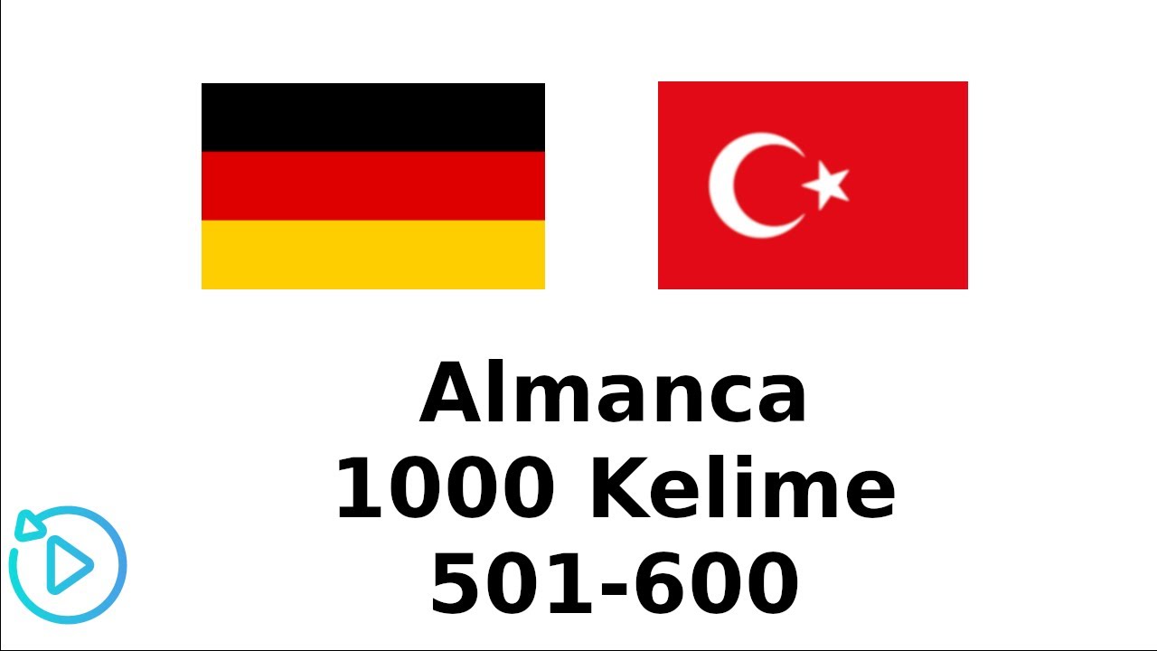 almanca 1000 kelime