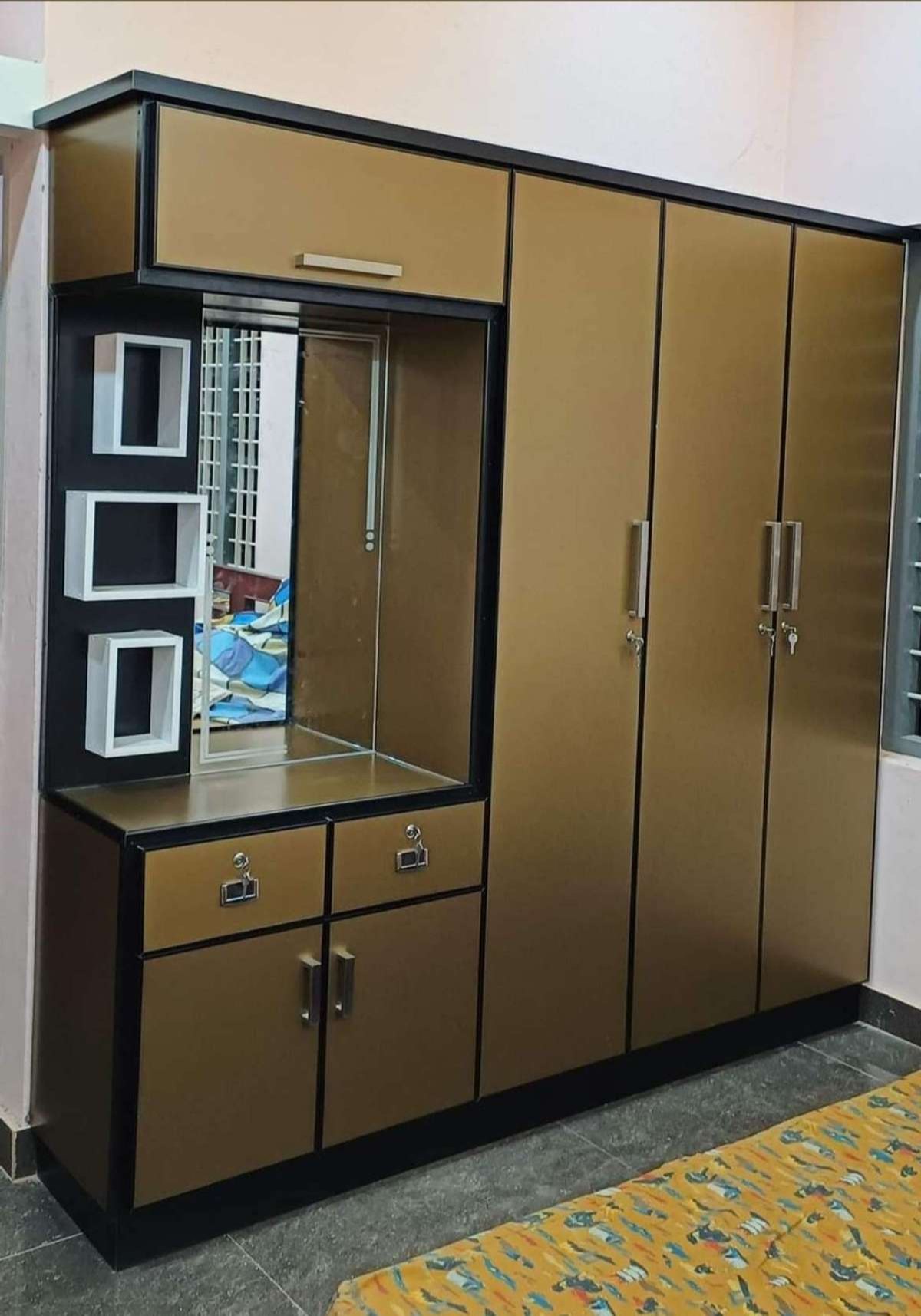 aluminum cupboard