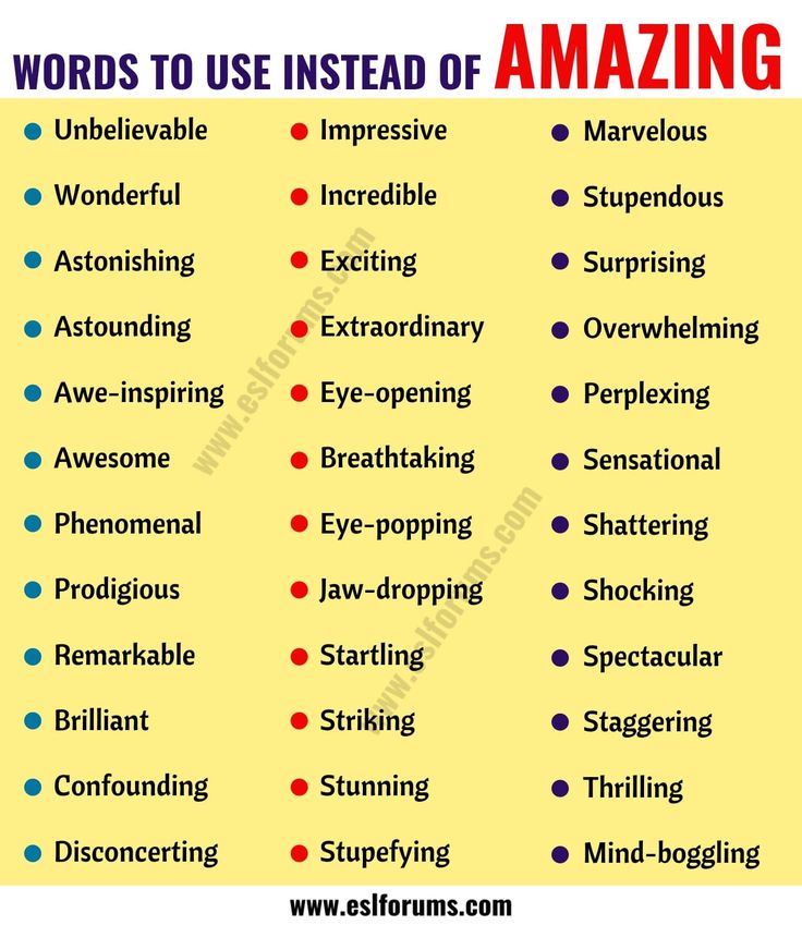 amazing synonyms