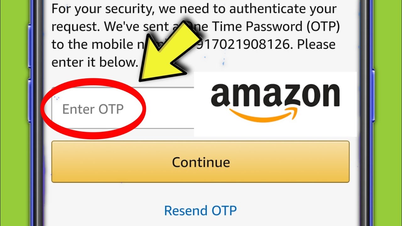 amazon prime one time password