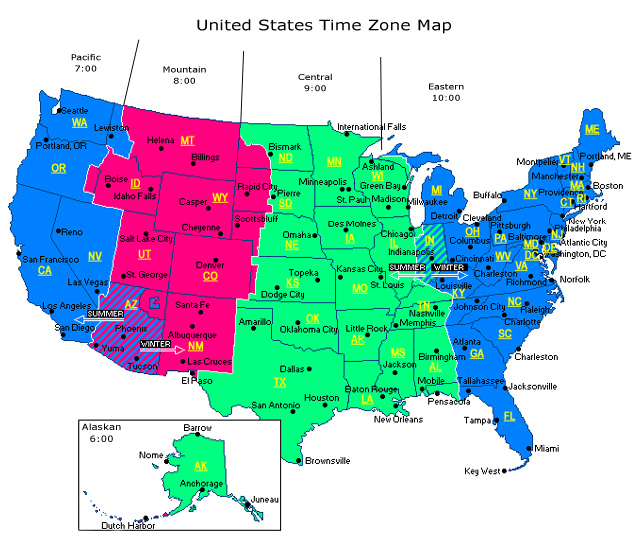 america time difference to uk