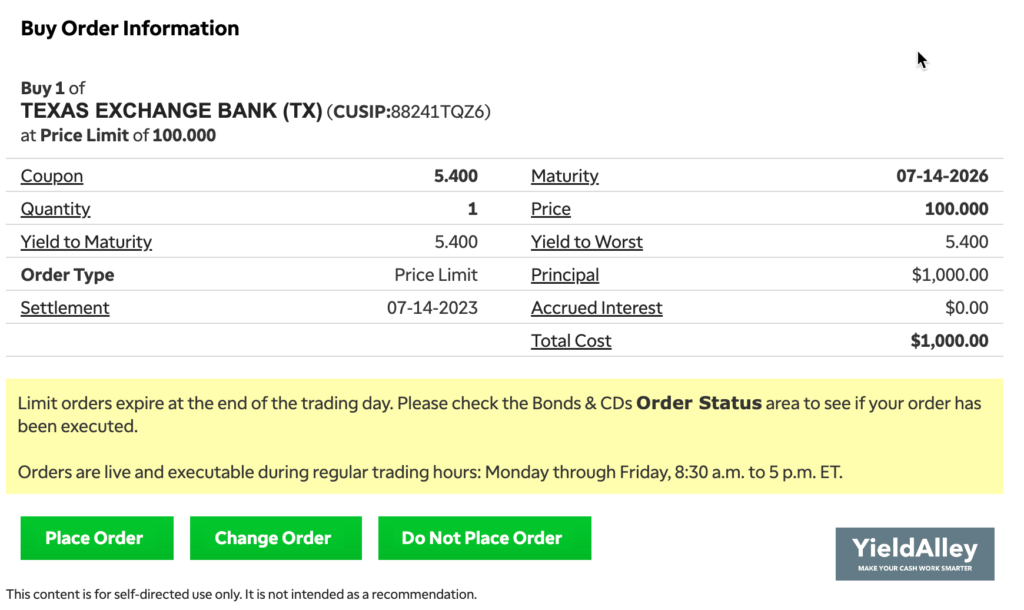 ameritrade cd rates