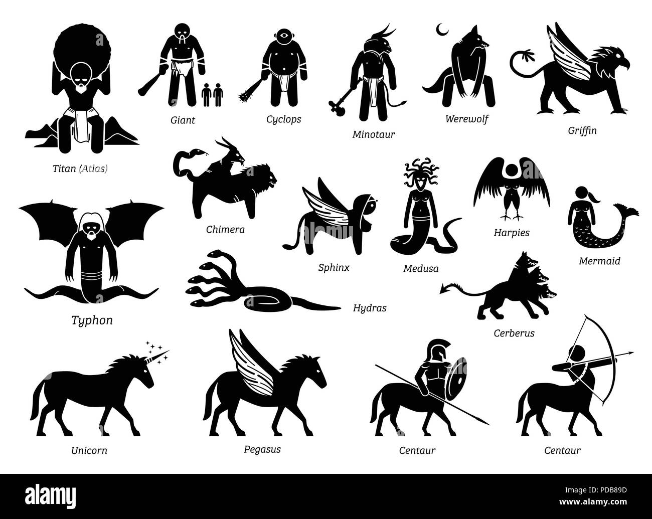 ancient greek mythological creatures