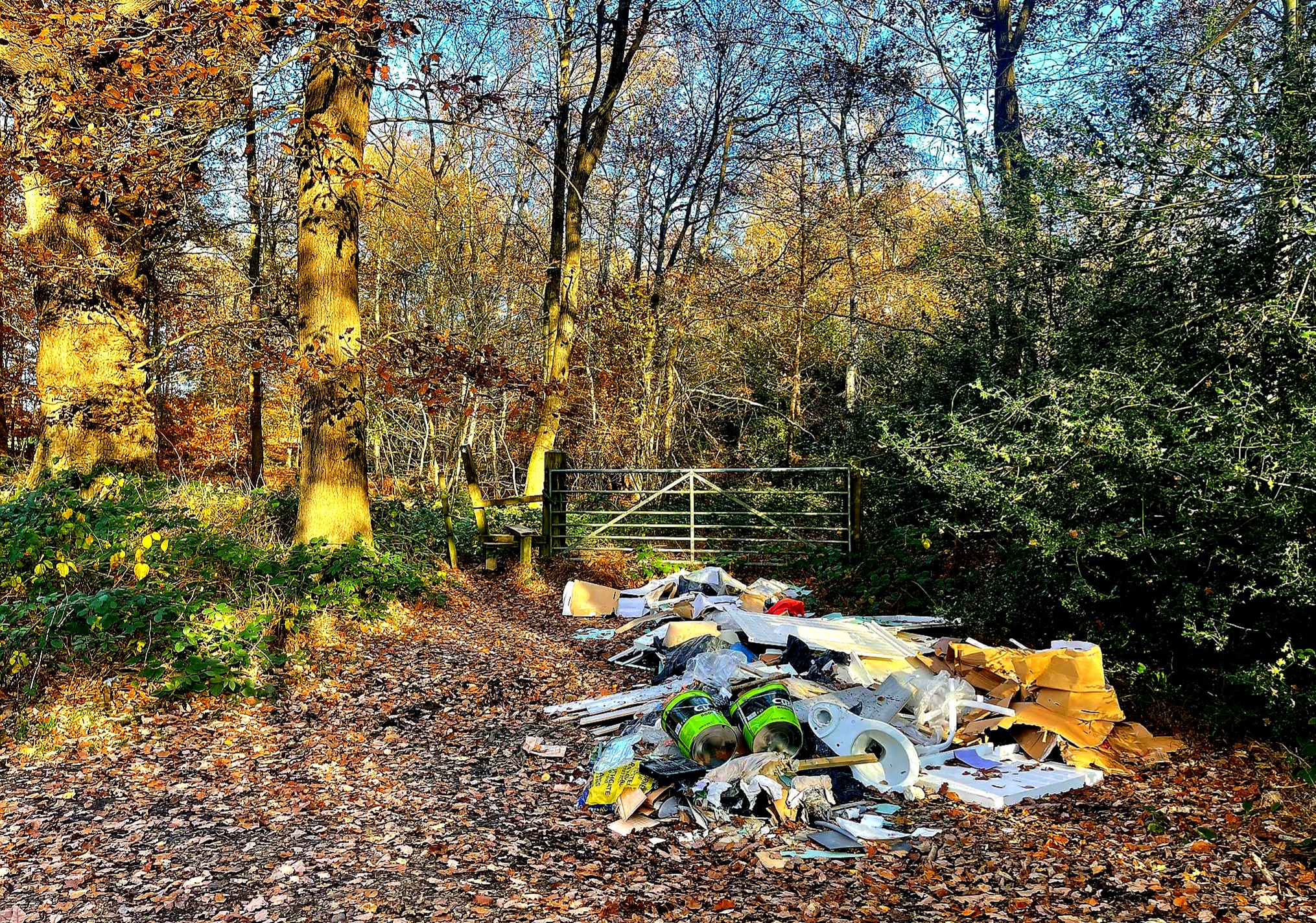 andover rubbish tip