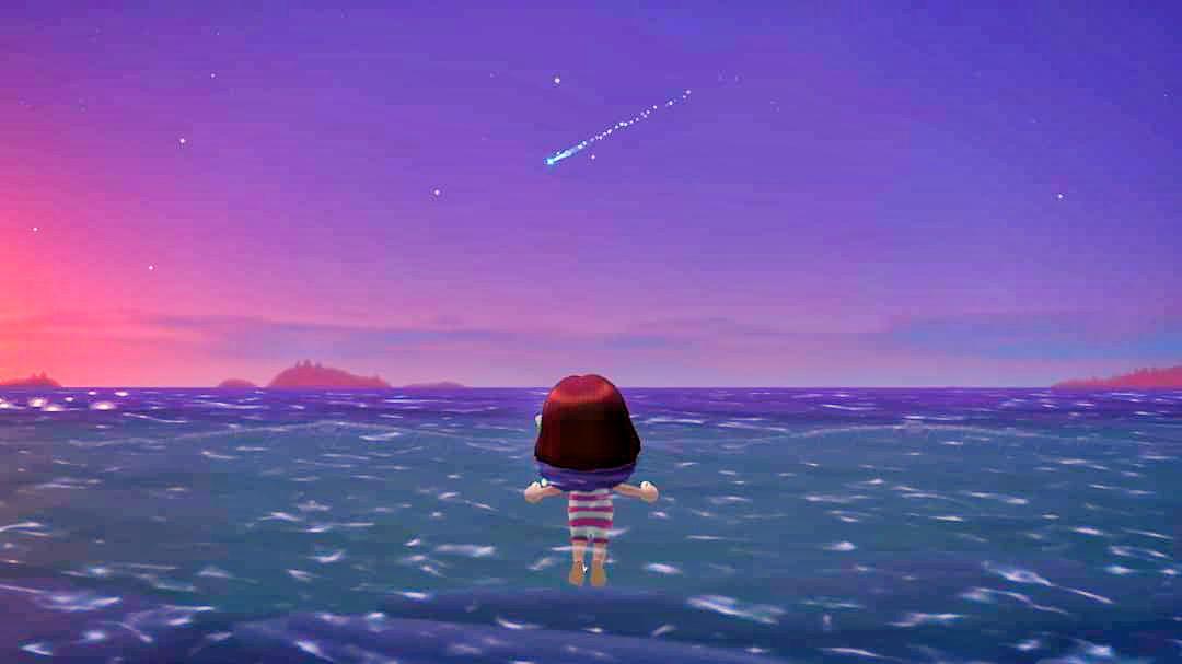 animal crossing shooting star