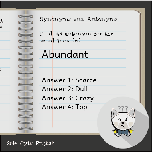 antonym of abundant