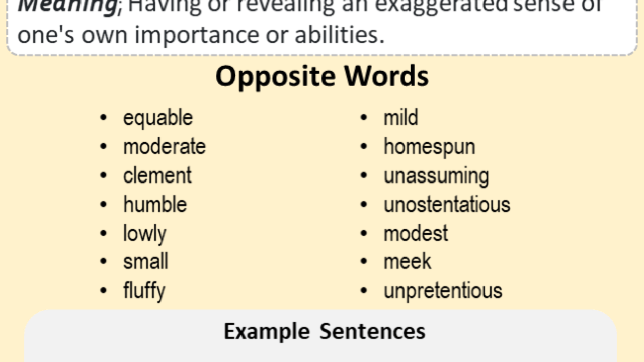 antonyms of arrogant