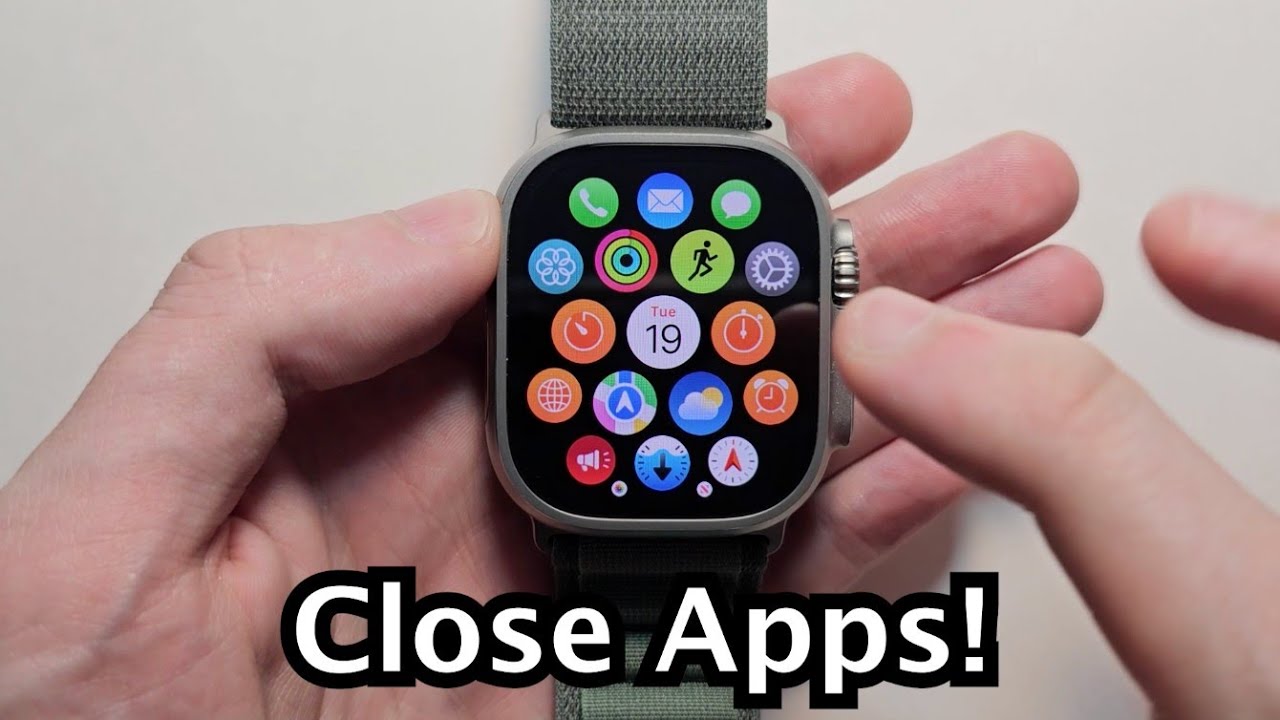 apple watch closing apps