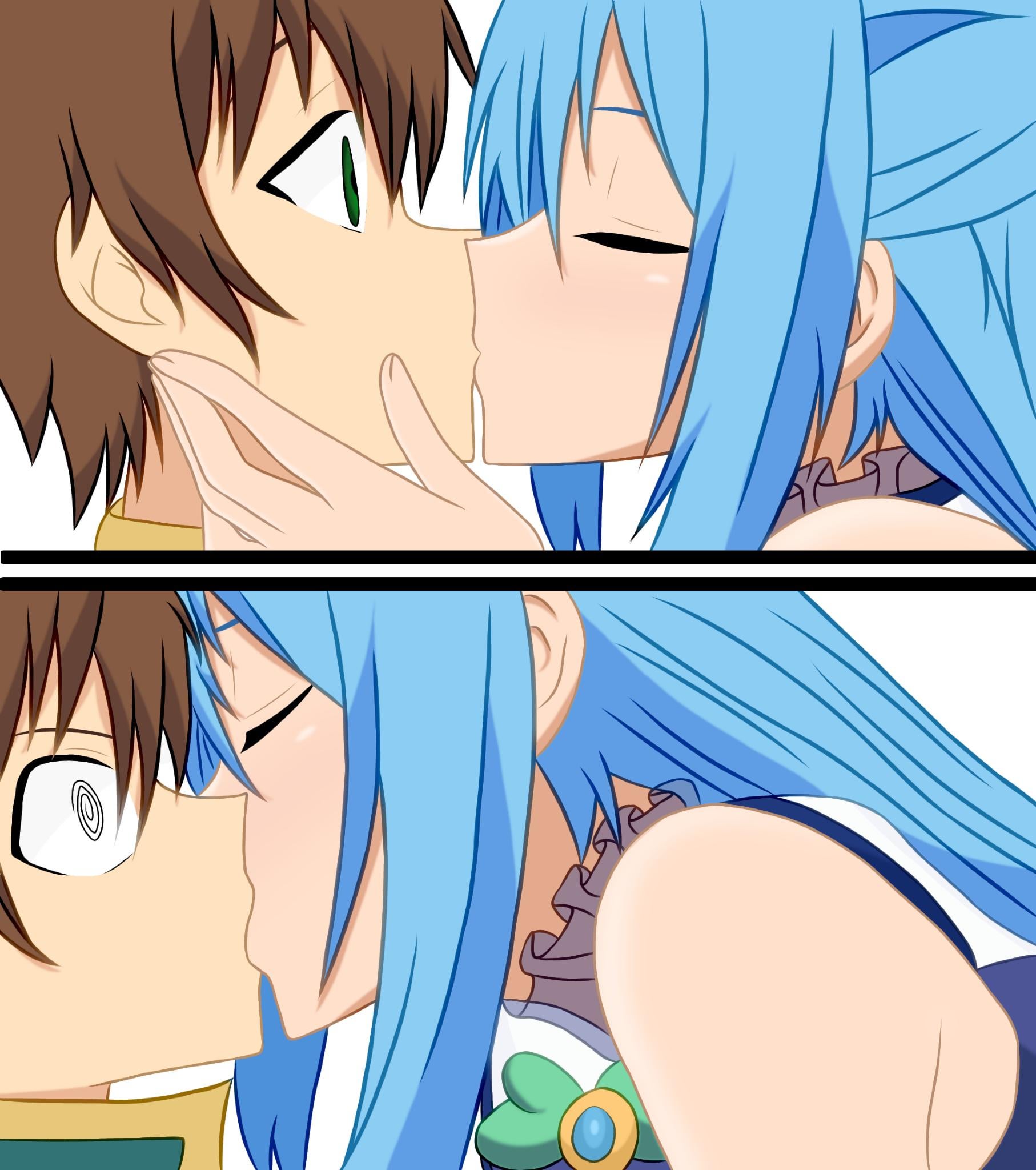 aqua x kazuma