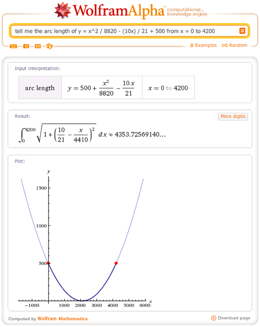 arc length mathematica