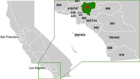 area code 626 location