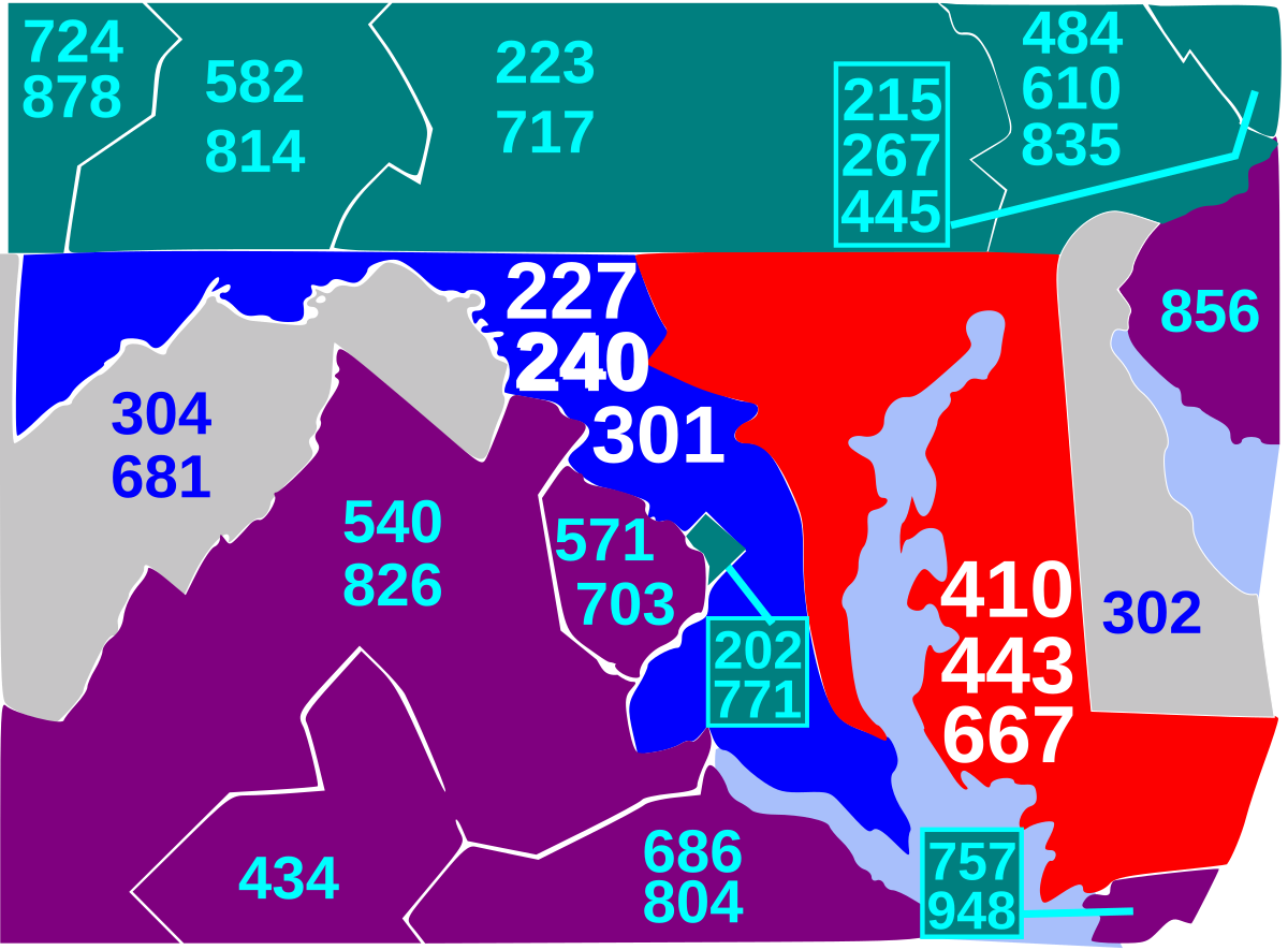 area code for 667