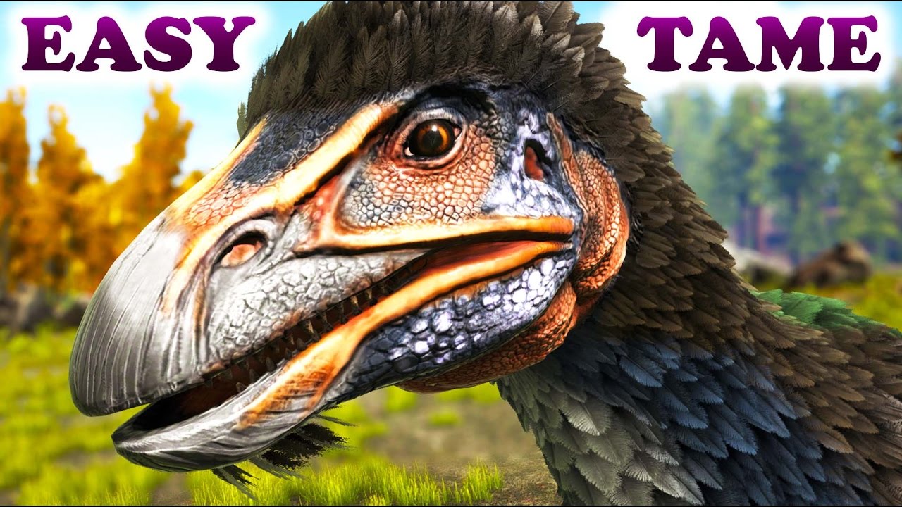 ark therizinosaurus tame