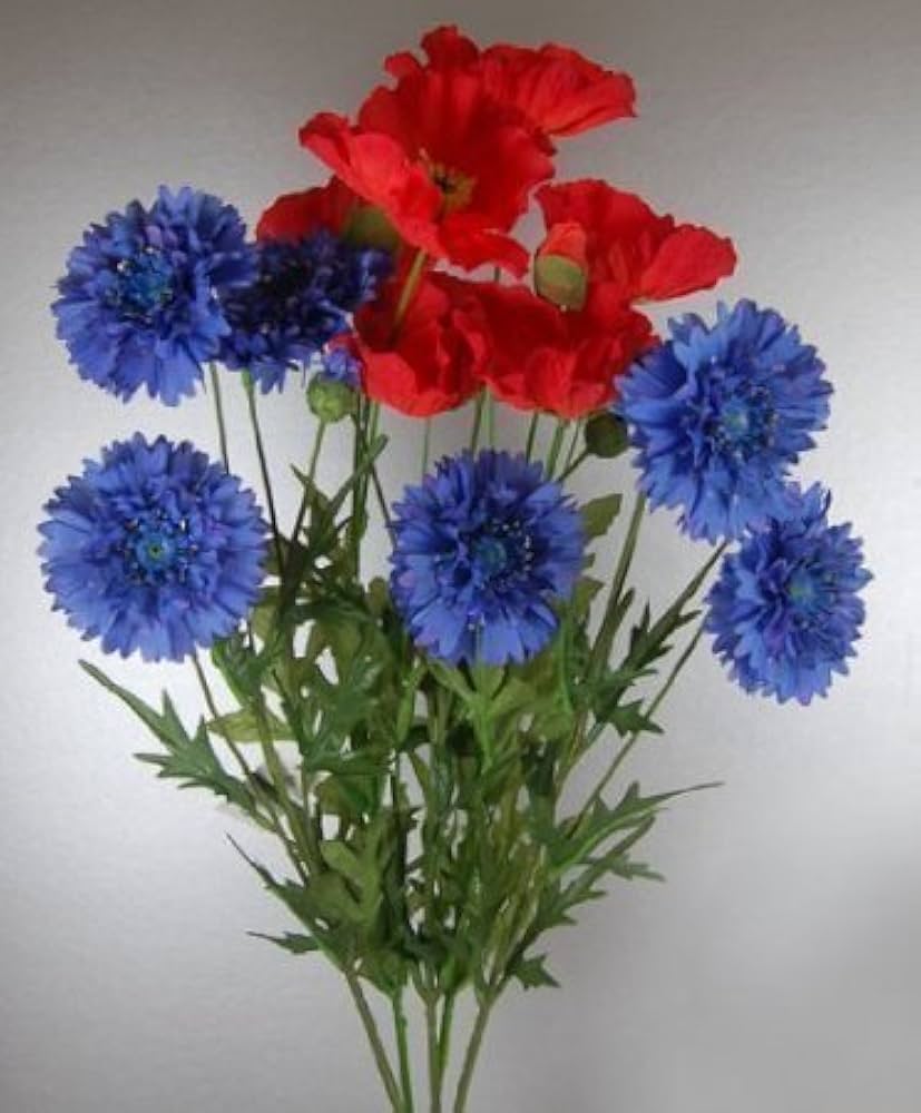 artificial cornflowers