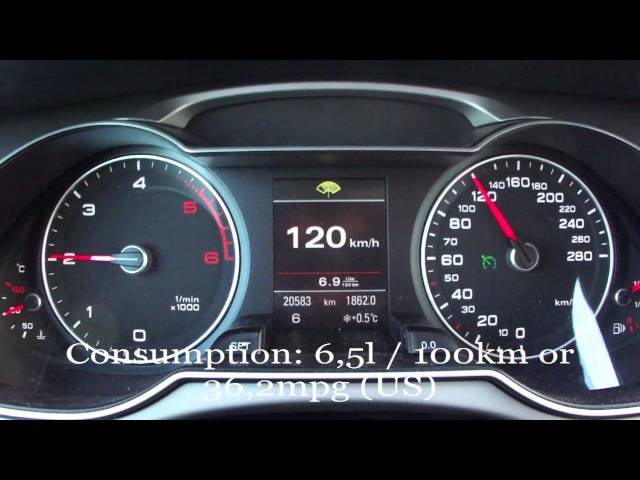 audi a4 fuel consumption