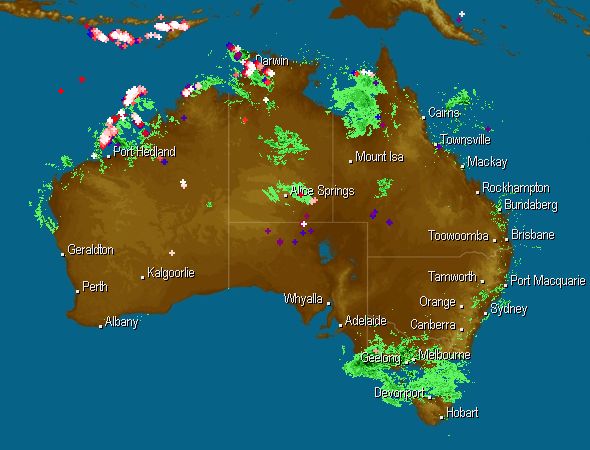 australia radar weather