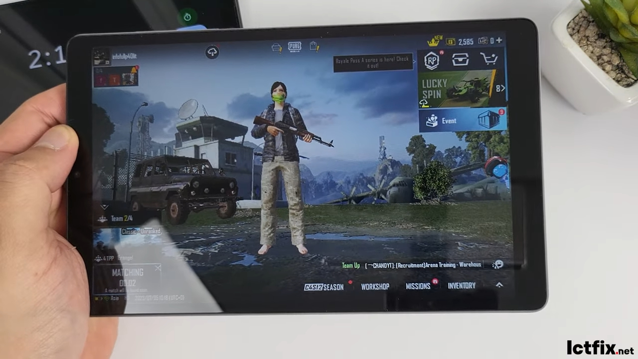 lenovo tab 4 pubg