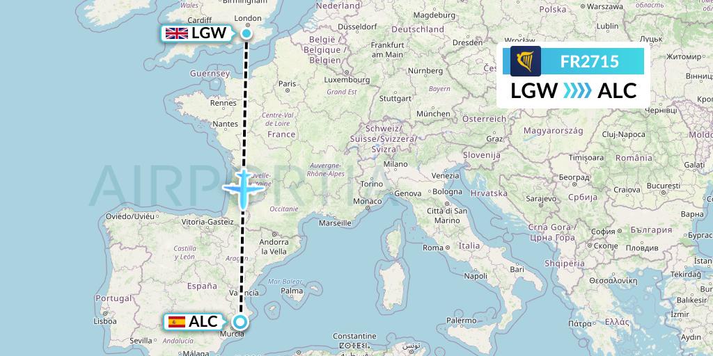 flights from lon to alc