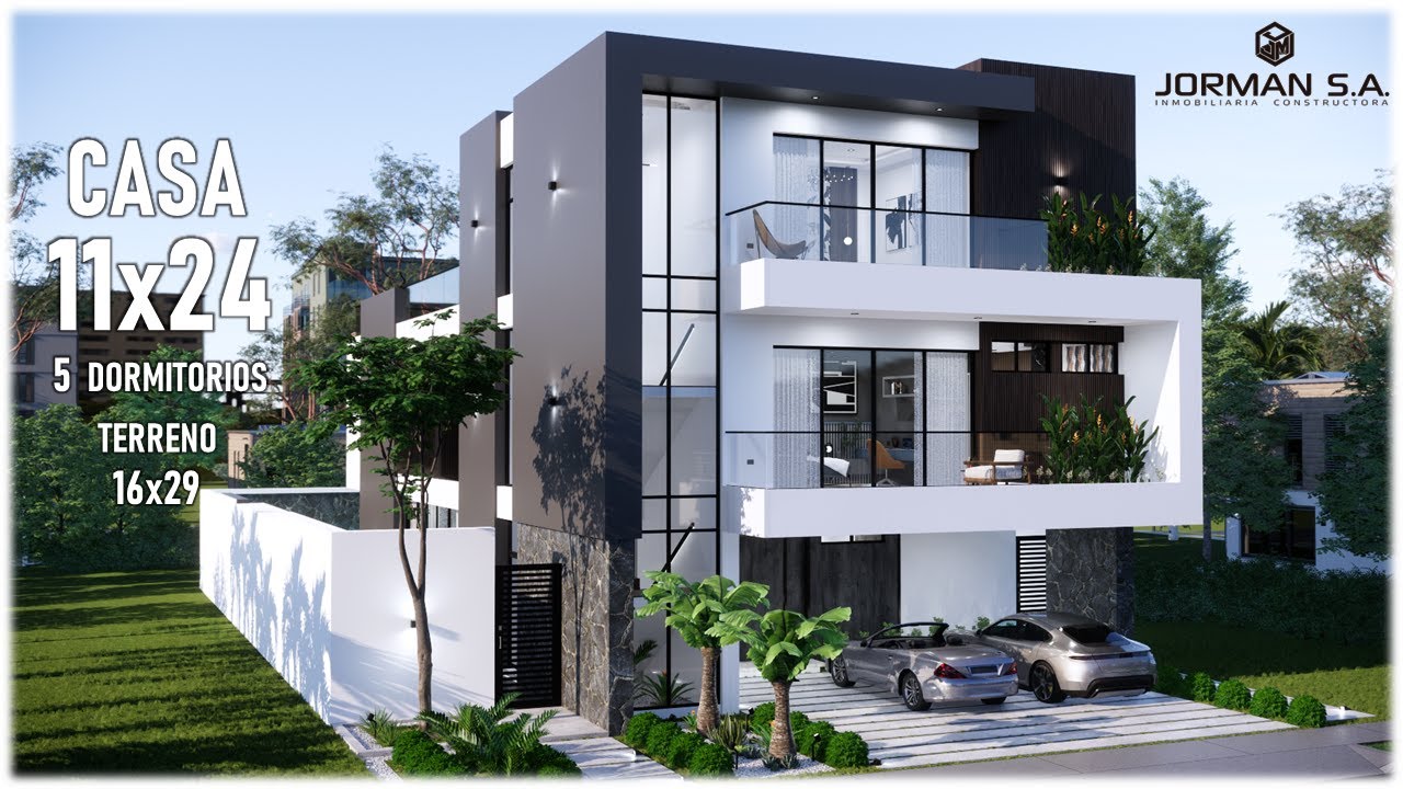 3 storey modern house design