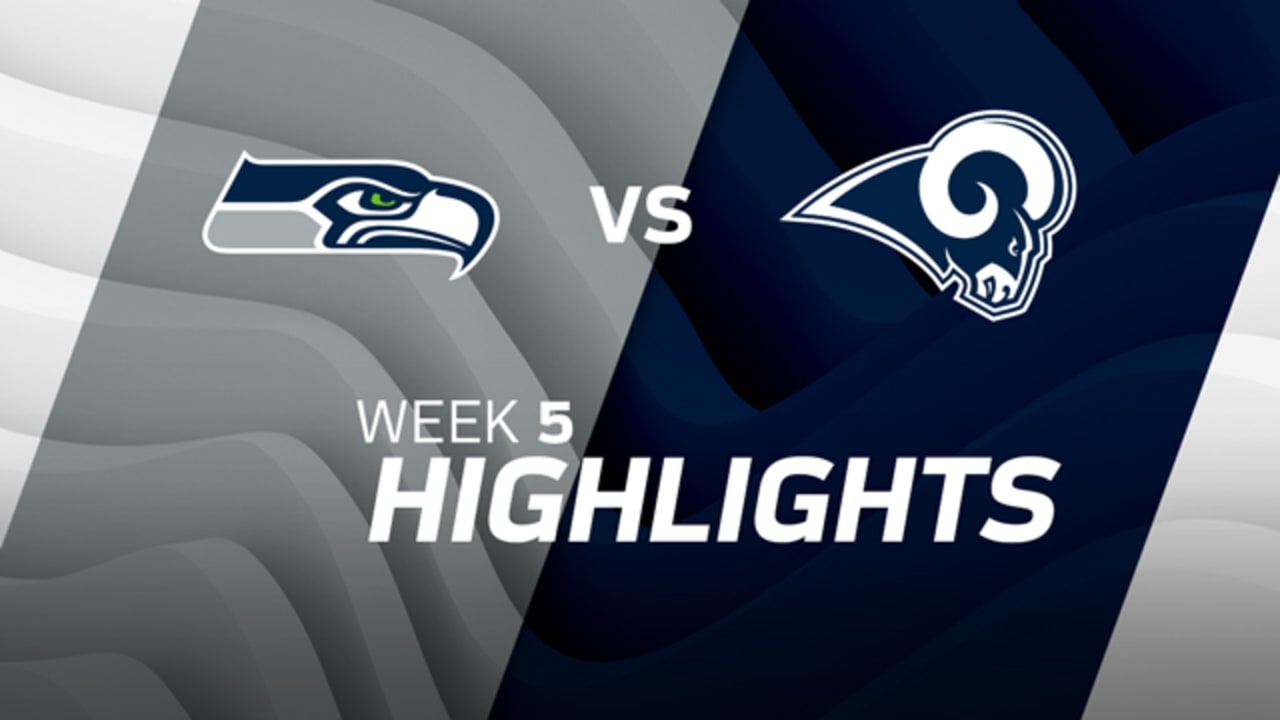 seahawks v rams highlights