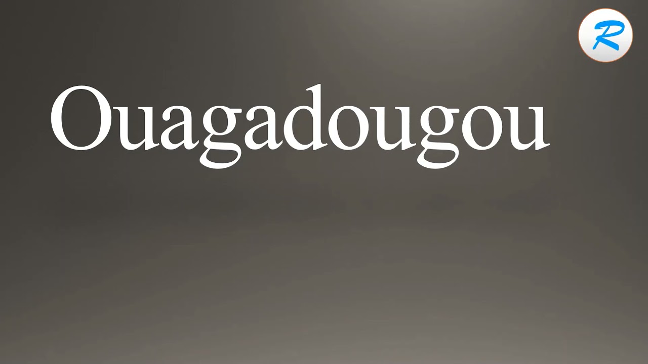 ouagadougou pronunciation