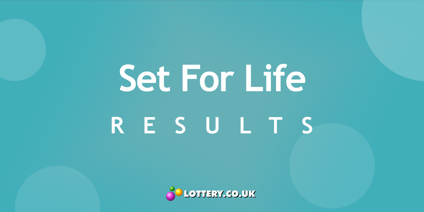 set for life results