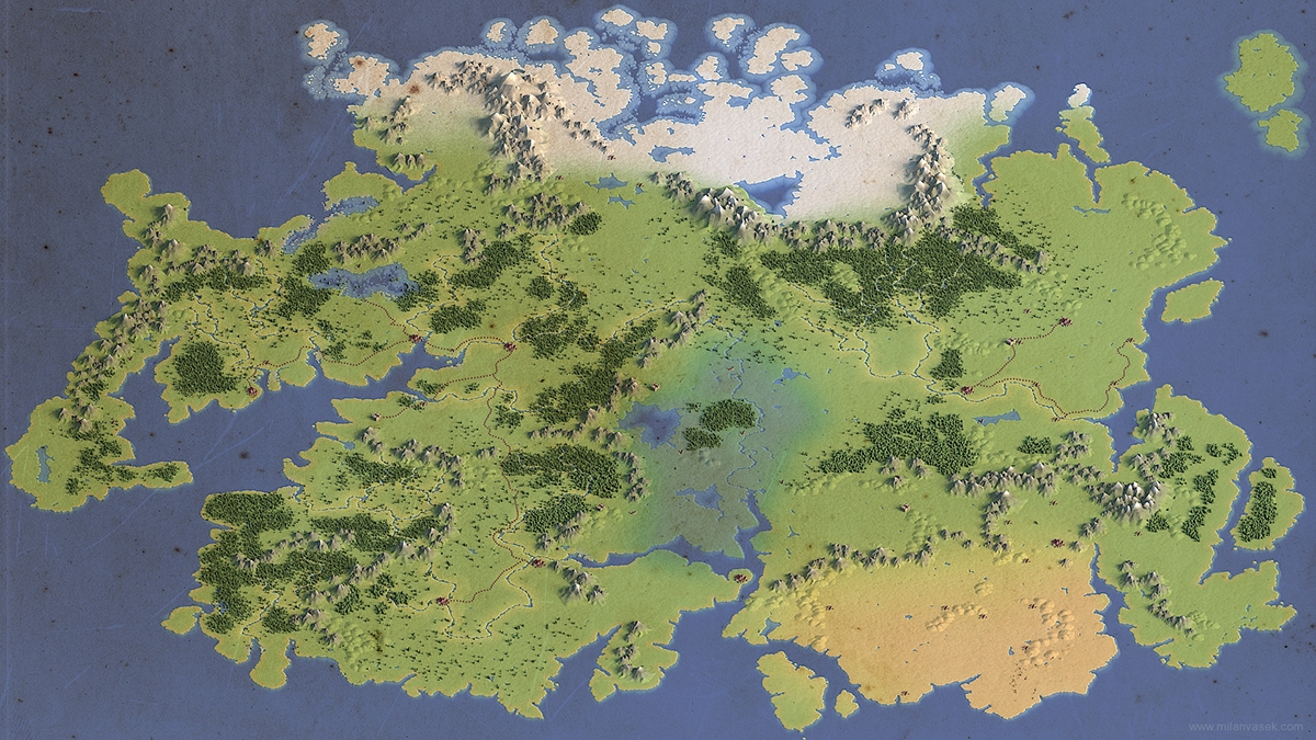 blank fantasy map