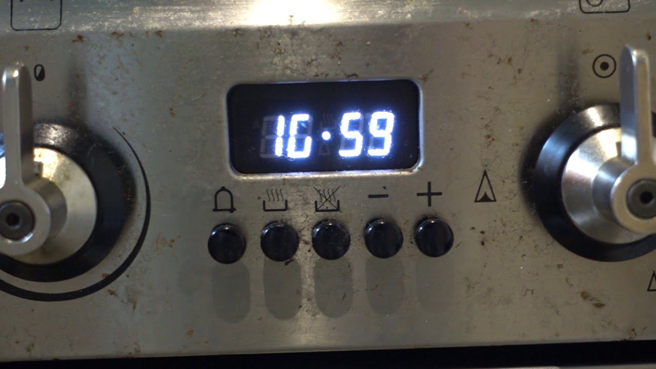 smeg oven clock set