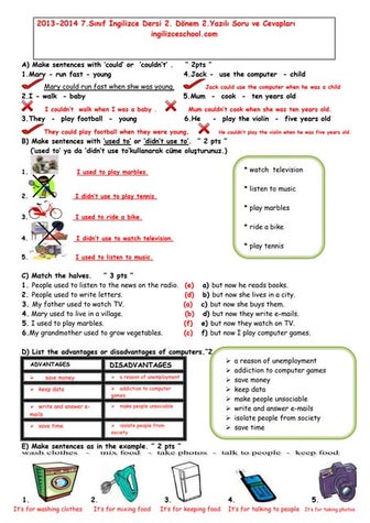 ingilizce a 2.2 workbook cevapları