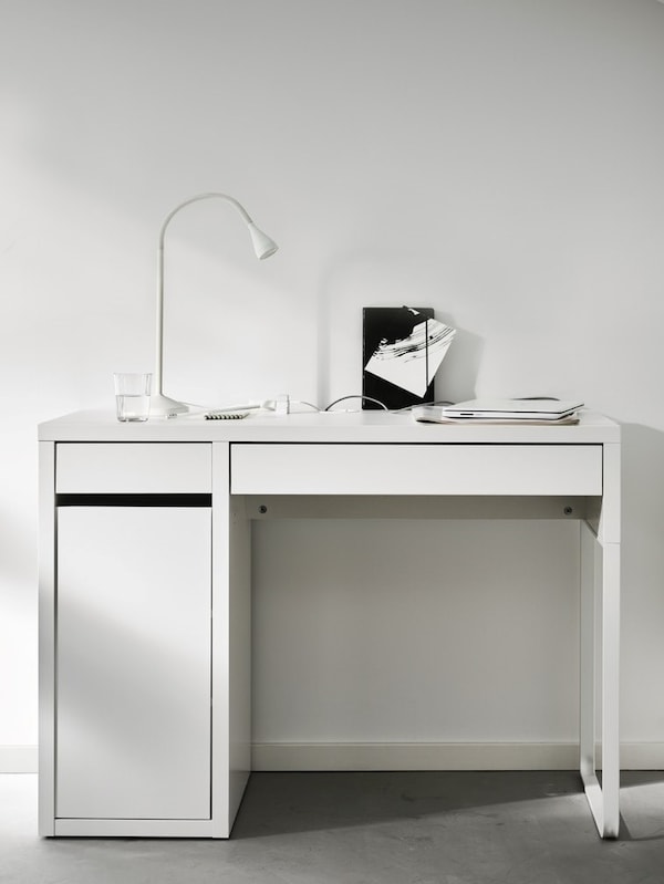 ikea white study table