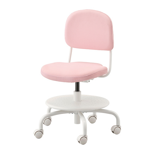 pink ikea office chair