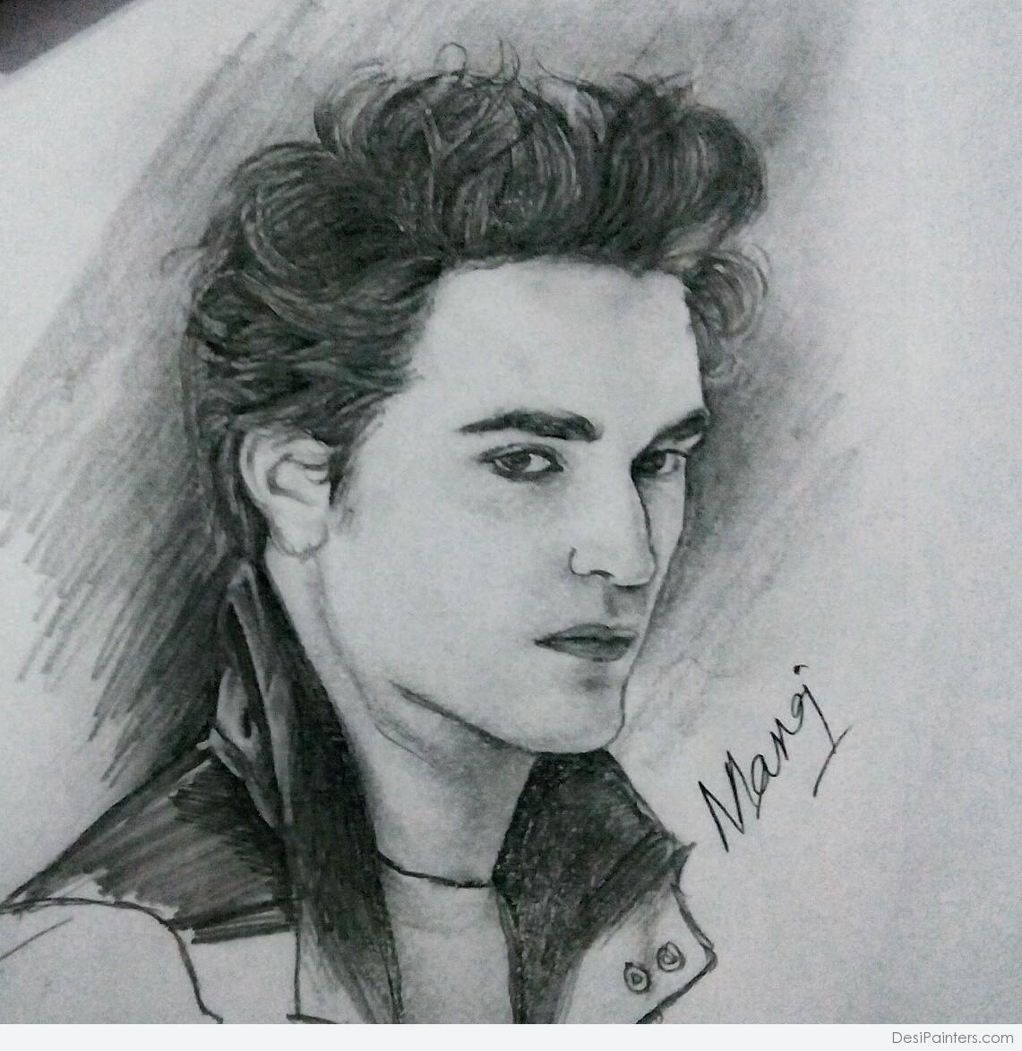 robert pattinson sketch