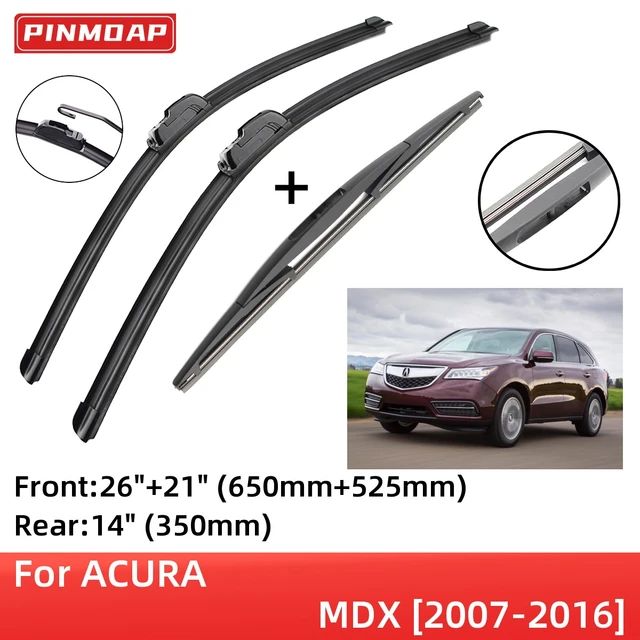 2012 acura mdx wiper blade size