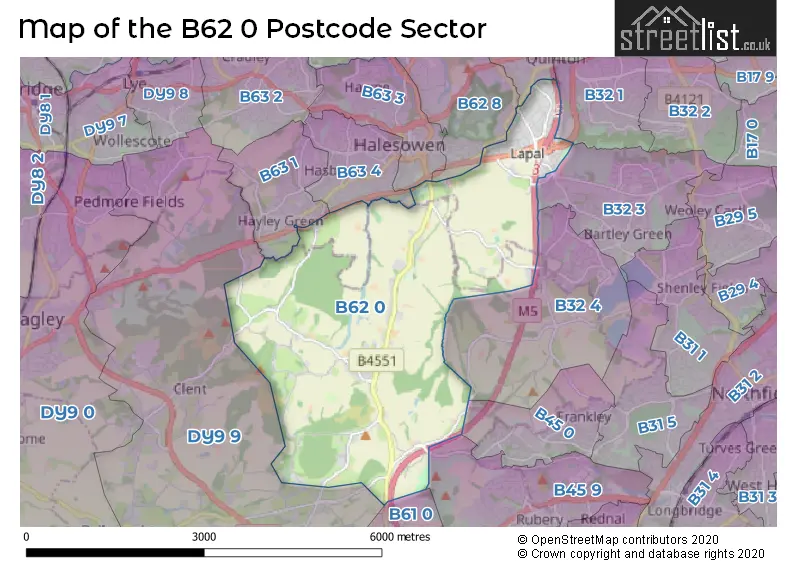 b62 postcode