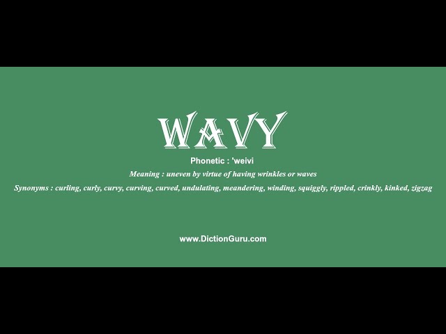 wavy antonyms